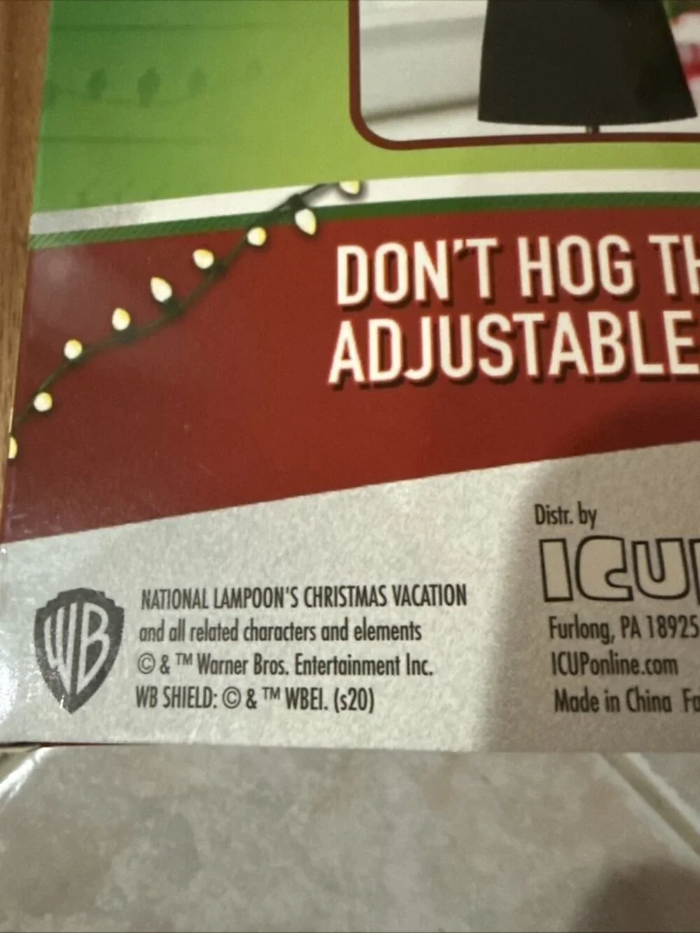 National Lampoon's Christmas Vacation DON'T HOG the NOG Adult Size Apron